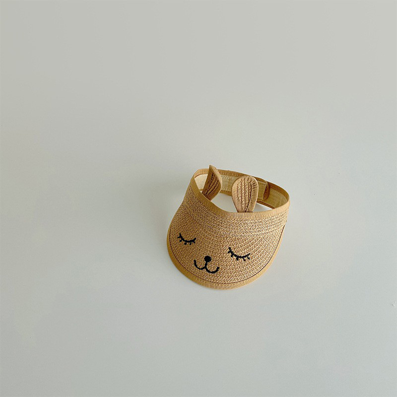 Bebé sol sombrero bebé sombrero verano niños sol sombrero niñas sombrero superior vacío sombrero de paja niños playa sombrero