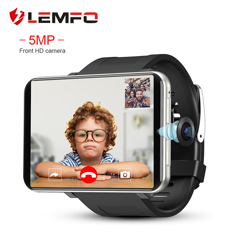 Lemfo 2.8 Inch 3+32g Storage 500W Pixel Gps Video Card Lemt Smart Watch 4g Adult