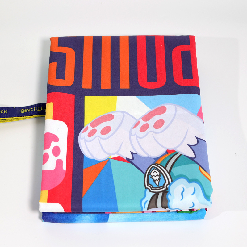 Backside Pitted Front Side Printing Quick Dry Beach Towel Microfiber Cationic Dyeing Beach Towel Non-Sticky Sand Backside Pitted Front Side Printing Quick Dry Beach Towel Microfiber Cationic Dyeing Beach Towel Non-Sticky Sand