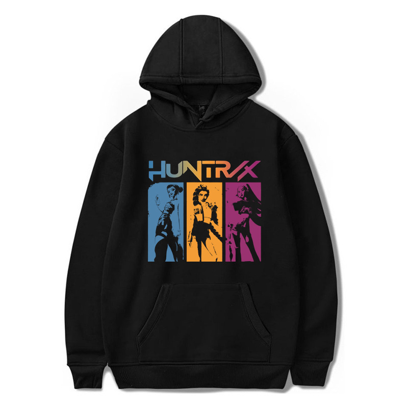 Amazon Demon Hunters KPop Demon Hunters ルーズ パーカー 春と秋のトレンディなフード付きスウェットシャツ|undefined