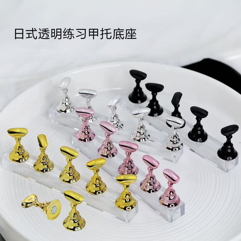 Factory wholesale nail practice nail tips holder, nail art chessboard acrylic base practice stand, work display stand set Factory wholesale nail practice nail tips holder, nail art chessboard acrylic base practice stand, work display stand set