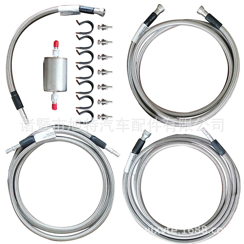 SS trenzado de la línea de combustible kit de reparación rápida 1999-03 SilveradoGas 819-840