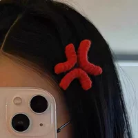 Заколка для волос Angry, капля воды, Angry, креативная забавная утка, вязаный крючком, шерстяной головной убор, цельный зажим, боковой зажим, бесплатная доставка