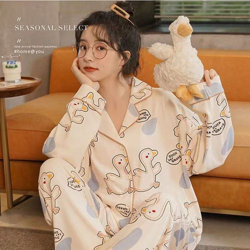 Women's Spring and Autumn Long Sleeve Cardigan Home New  Winter Loose Plus Size Set