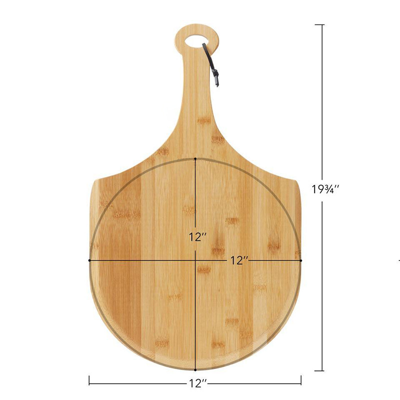 Tablero de cortar de bambú tablero de pizza colgante creativo con mango tabla de cortar de cocina del hogar suplemento alimenticio de frutas y verduras tabla de cortar de Bambú