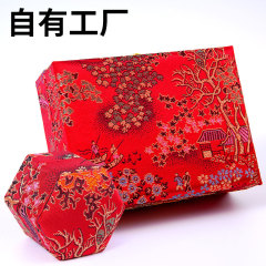 刺繍六角錦リボン箱カスタムロゴ安宮丸錦箱漢方薬丹薬錠剤プレゼント包装空箱カスタム