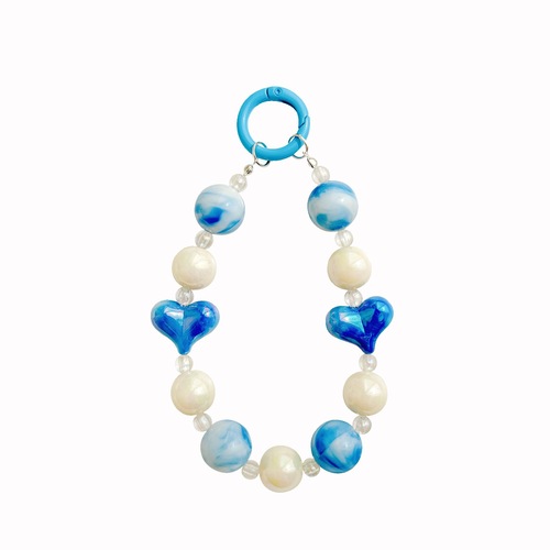 Xiaohongshu same style two-color colorful mobile phone chain live broadcast same style handmade beaded chain bag mobile phone case pendant for women