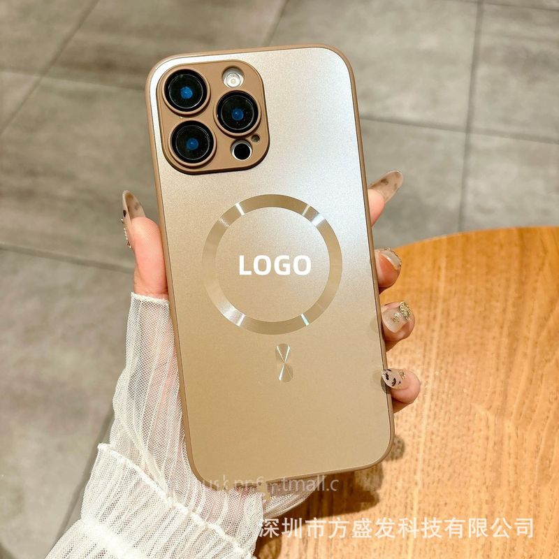 iPhone17promax用ケース、磁気吸着AGナノマット肌触りレンズフィルム、Apple16保護ケース|undefined