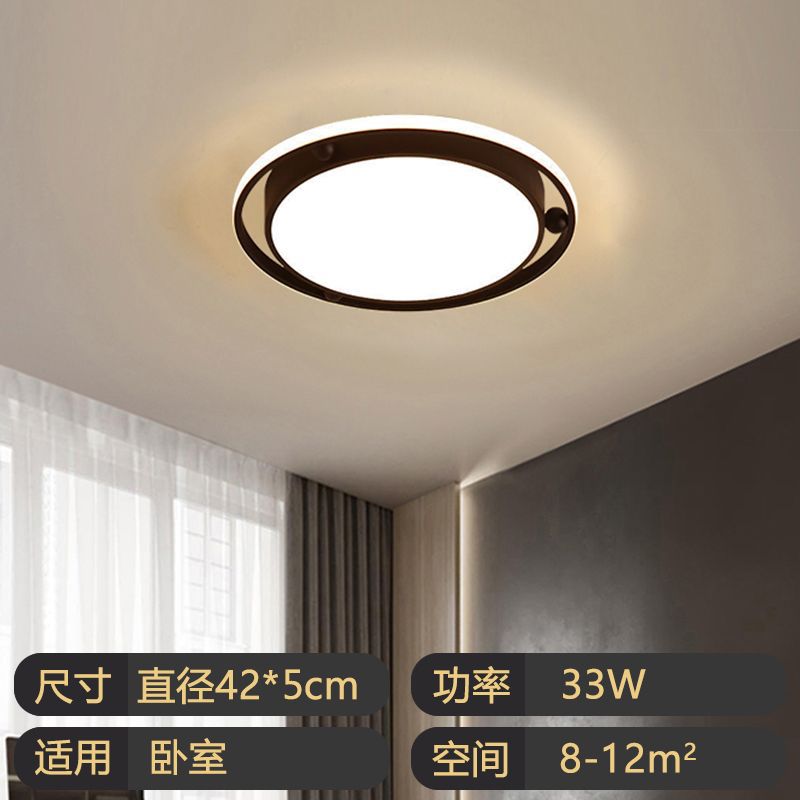 Lámparas modernas domésticas nórdicas lámparas de dormitorio principal lámparas de montaje simples lámparas de techo superbrillante nueva atmósfera ideas de dormitorio