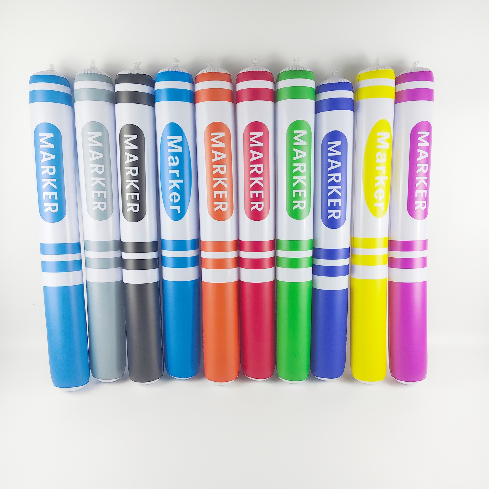 Nuevos productos transfronterizos juguetes inflables de PVC productos de fiesta de verano de crayón gigante para colgar en el aula juguetes de lápiz decorativos