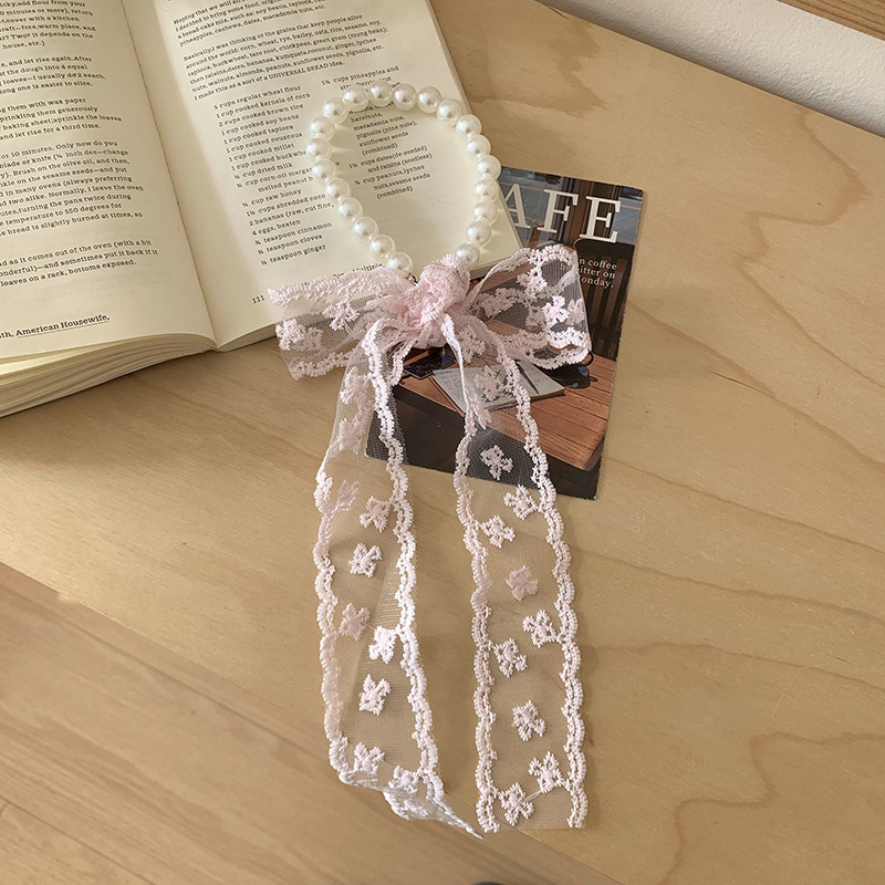 Pañuelo de seda de encaje, tira larga, sensación de alta calidad, nueva bolsa de toalla de seda, envoltura, bufanda decorativa, collar de perlas, cadena de clavícula