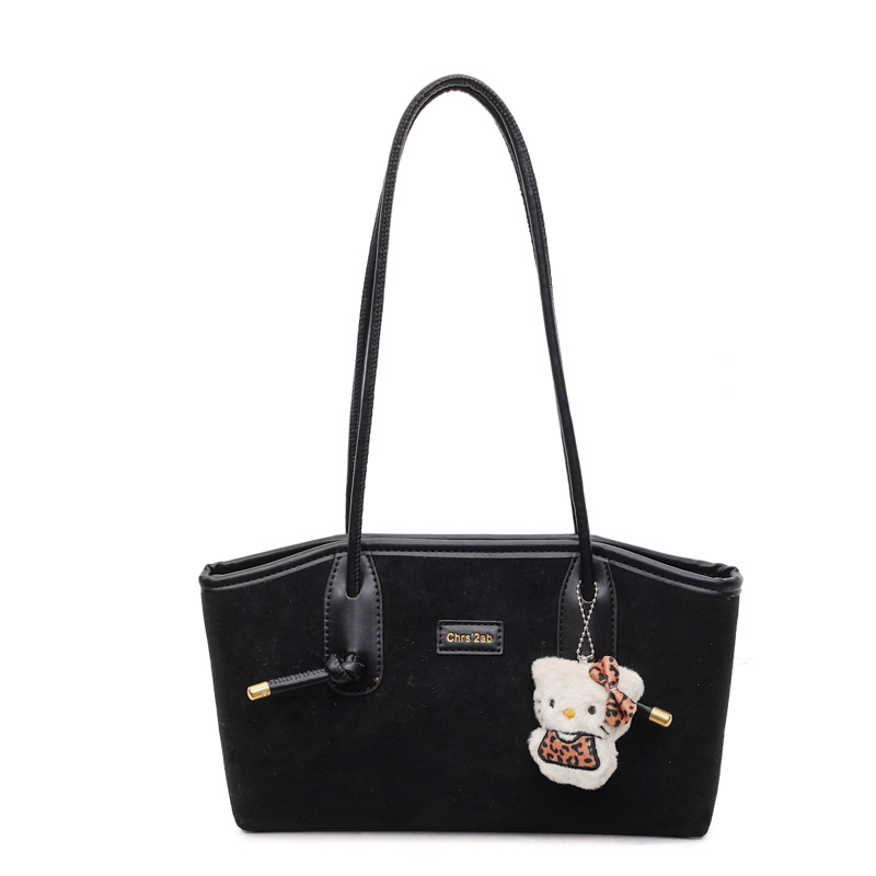 Transfronterizo super fuego leopardo de gran capacidad bolso de brazo para mujeres 2025 invierno nuevo estilo ocio bolso de hombro retro moda