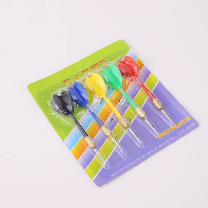 Multicoloured darts, safe set with accessories, balloon