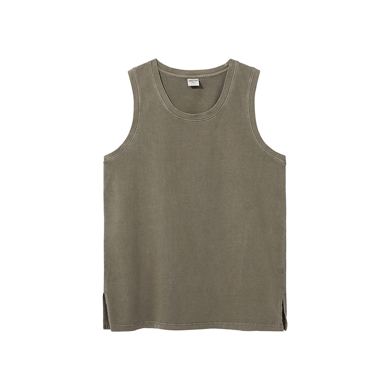 ARTIE Ropa para Hombre | Nueva Colección Primavera/Verano 2026 Chaleco Retro con Abertura en el Bajo, Lavado y Teñido con Cera, Estilo Vintage para Hombre