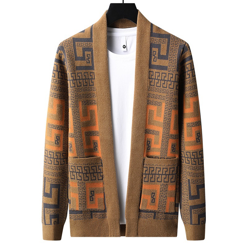 Para el comercio electrónico en el extranjero AliExpress entrega de una sola pieza 2023 nuevo suéter de punto abrigo de hombre WE23842