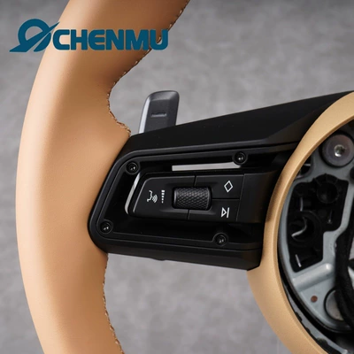 Boxster modified with a – Steering wheel