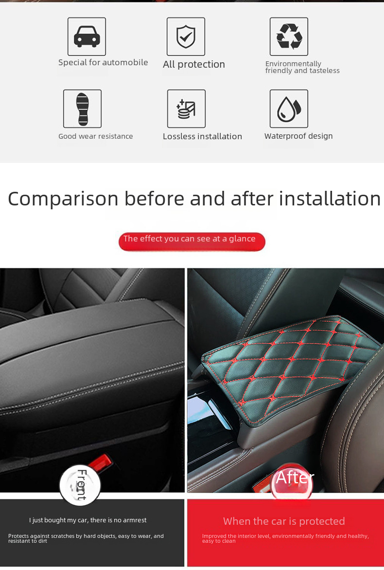 Car Armrest Cover 25