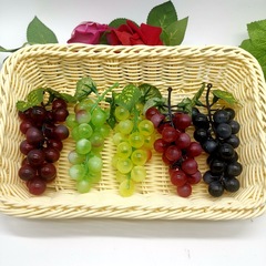 Manufacturer wholesales simulated grape bunches, fake grape bunches, large grape bunches, simulated plastic fruit and grape bunches shooting props