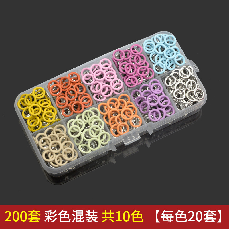 現物カラー中空金属五爪ボタンセット取付工具赤ちゃん服ボタン子母ボタンボタンボタン|undefined