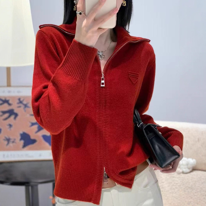 Knitted Cardigan Women's Autumn and Winter Large Lapel Coat Sweater Korean Style Outer Wear Knitted Cardigan Women's Autumn and Winter Large Lapel Coat Sweater Korean Style Outer Wear