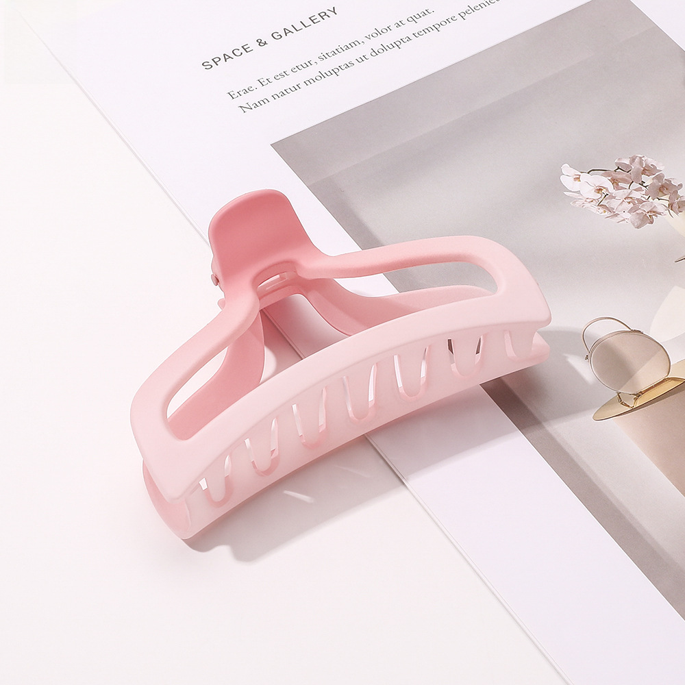 Qiyue határokon átnyúló színátmenetes hajtű matt fogócsat édes női cápacsat hajcsat hajkiegészítők nagykereskedelemben_voghion.com