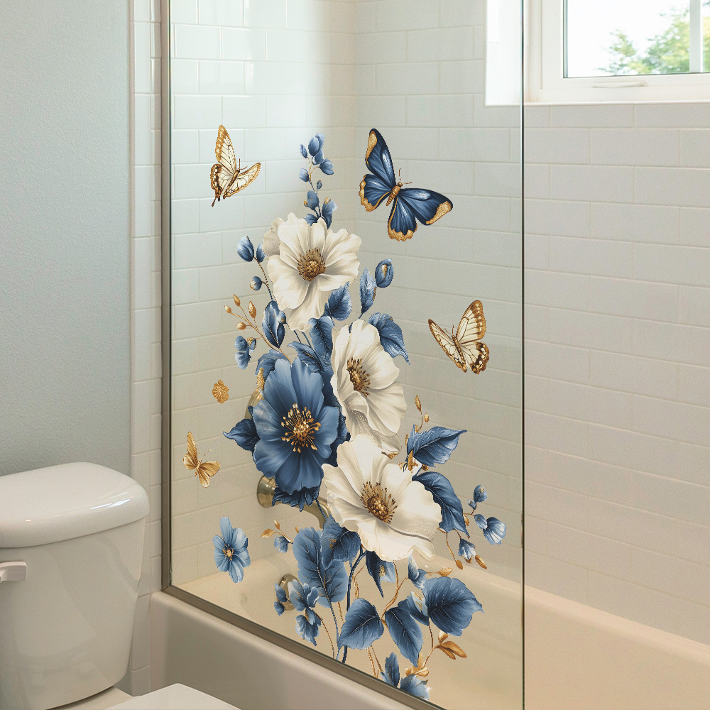 3d Blummewandsticker Mat Bléien A Päiperleken Fir Doheem_voghion.com