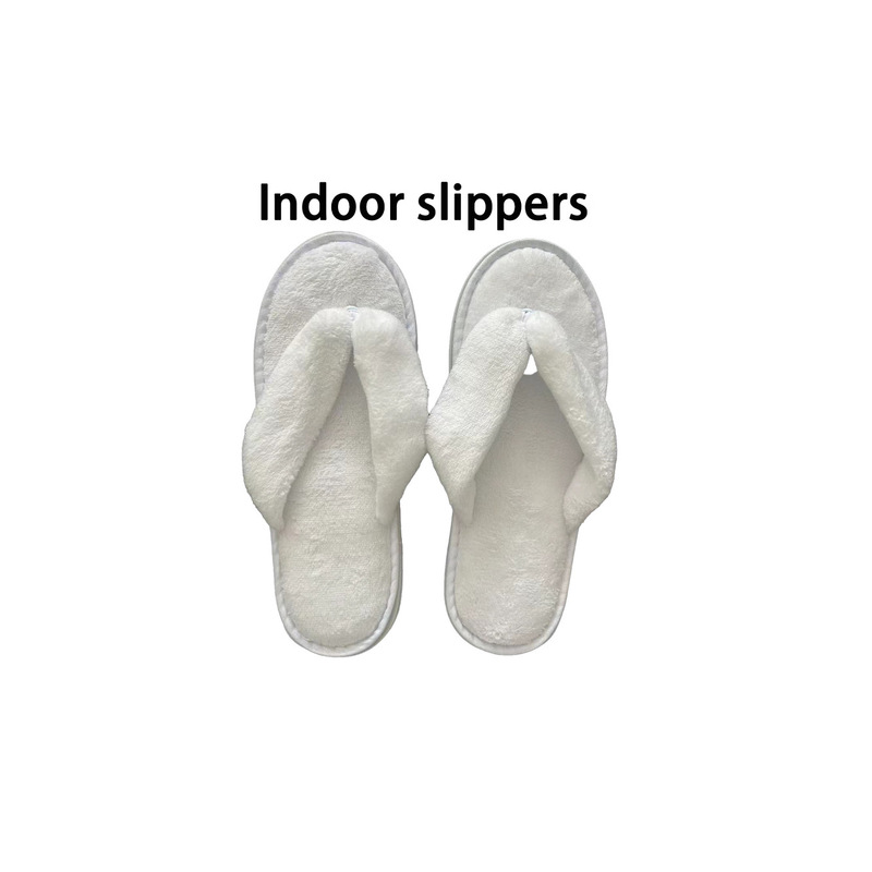 Customized Disposable Indoor Slippers for Foreign Trade, Hotels, Guesthouses, Beauty Salons, and Guest Accommodations, with the Option to Print Logo