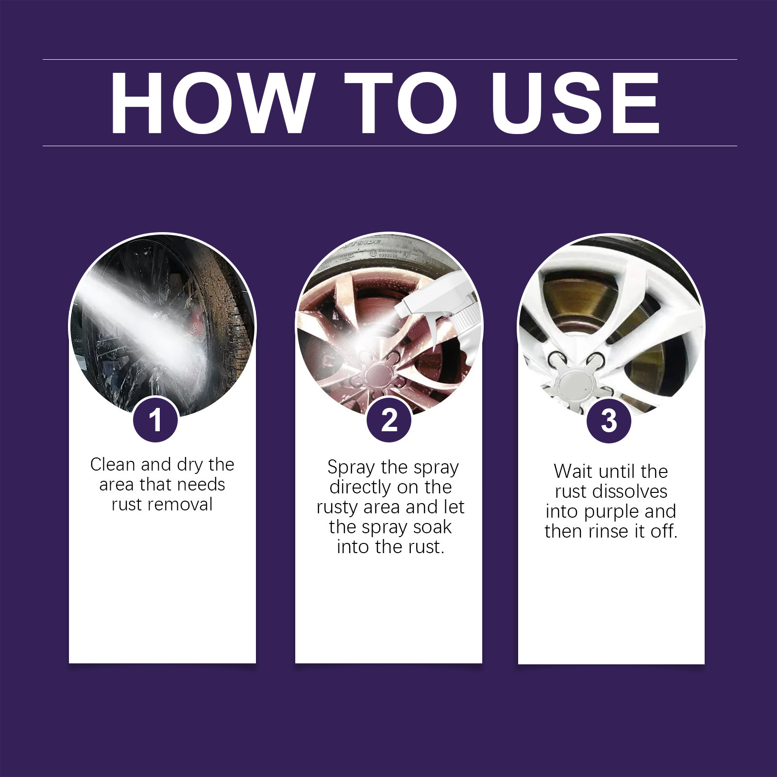 Rayhong Car Iron Powder Rust Remover Car Paint Decontamination Rust Polishing Cleaning Stain Renovation Maintenance