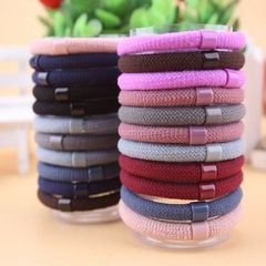 Thick high-elasticity basic hair tie, Korean style ponytail ball head bottoming hair tie for women, simple and versatile small rubber band