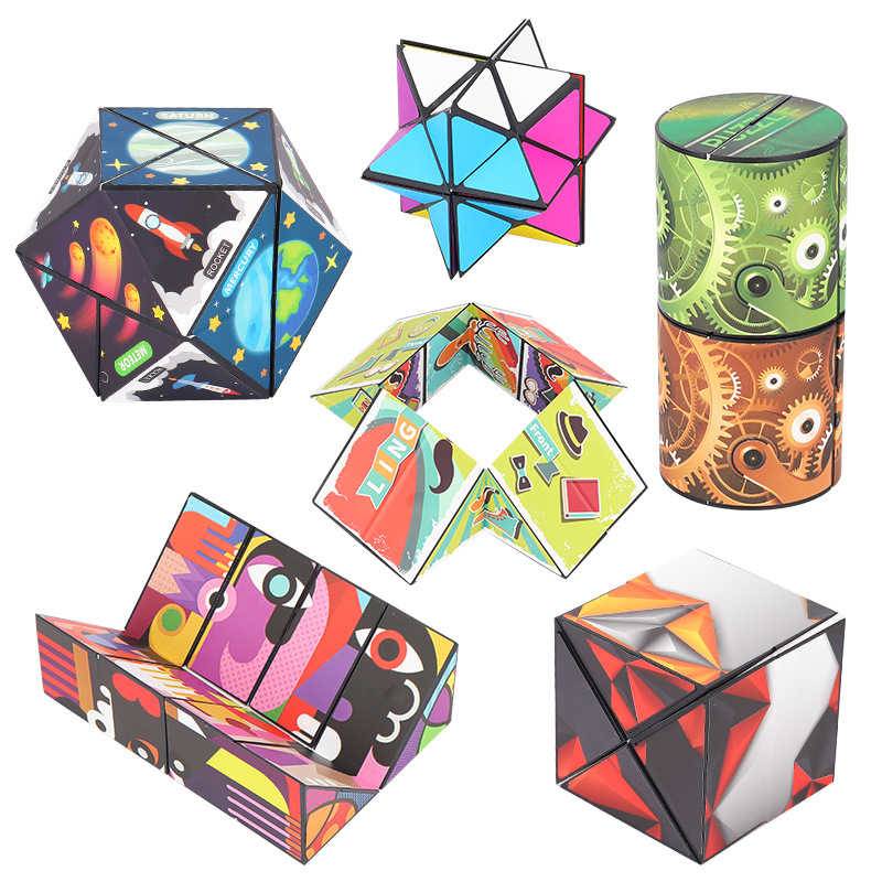 Stereoscopic and ever-changing Rubik's Cube popular children's puzzle toys Geometric unlimited Rubik's Cube ever-changing decompression and intelligence toys