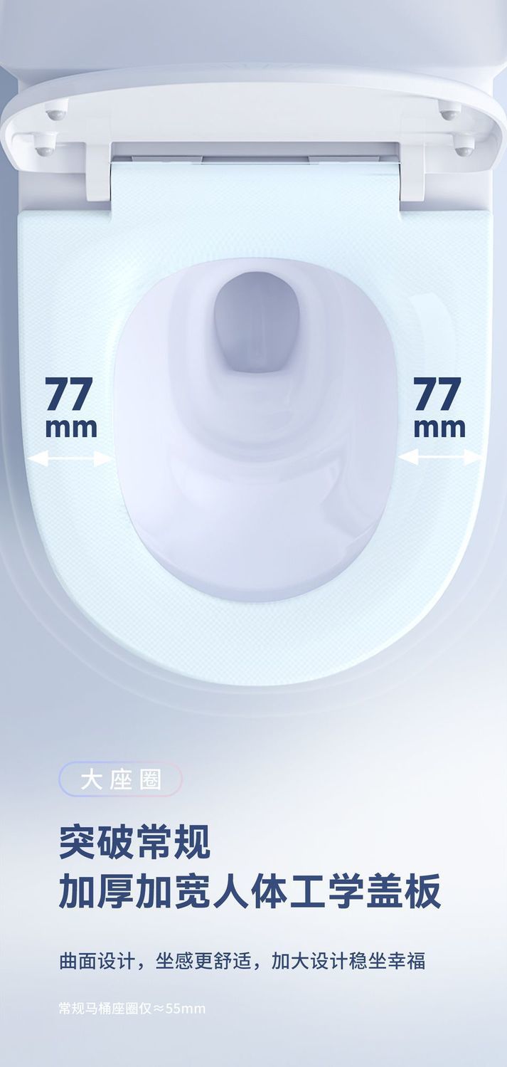 The toilet is a first-level water efficiency siphonic toilet with a glazed water tank and anti-odor design. It is a household product sold directly from the factory undefined