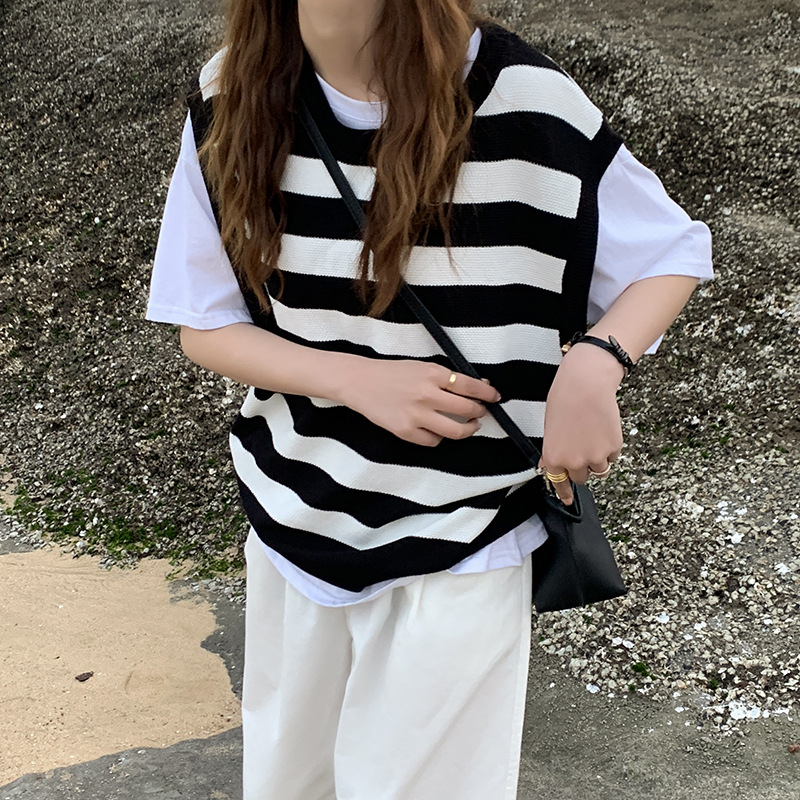 Gilet femme en Laine de soie glacée - Ref 3434812 Image 1