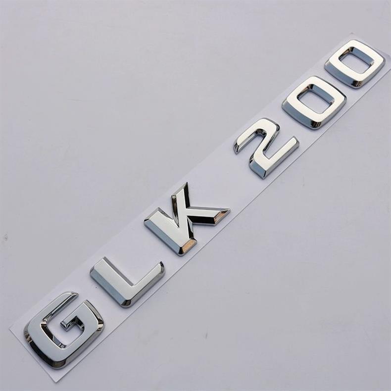 Old model Mercedes-Benz GLK200 lettering, GLK300 rear lettering, GLK350 rear lettering, GLK260 4MATIC modified car lettering stickers
