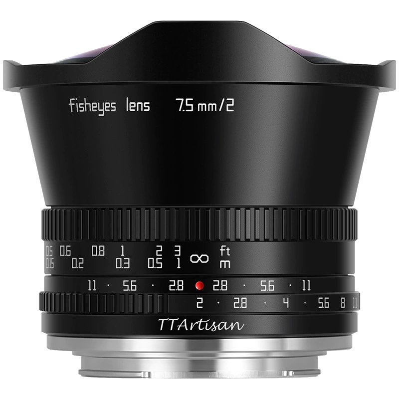Объектив, совместим с Sony/Canon/Nikon, оптика 7.5mm