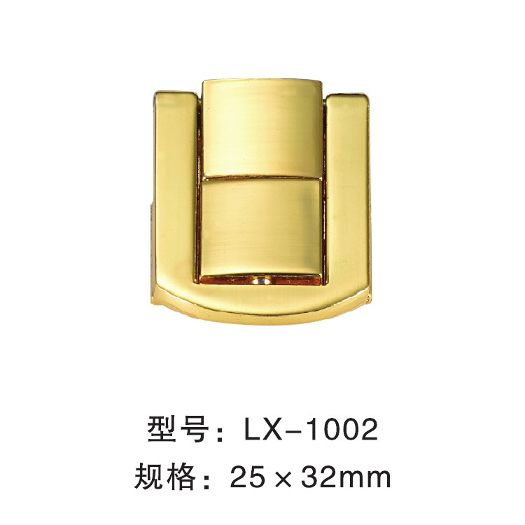 现货批发日字锁扣锌合金四方扣酒盒包装盒礼品盒压铸锁木盒五金扣