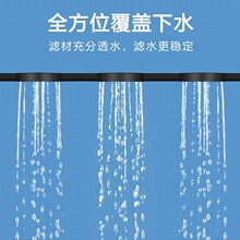 鱼缸上滤干湿分离过滤盒滴流盒过滤器三合一滴盒滤过槽水族箱过纳