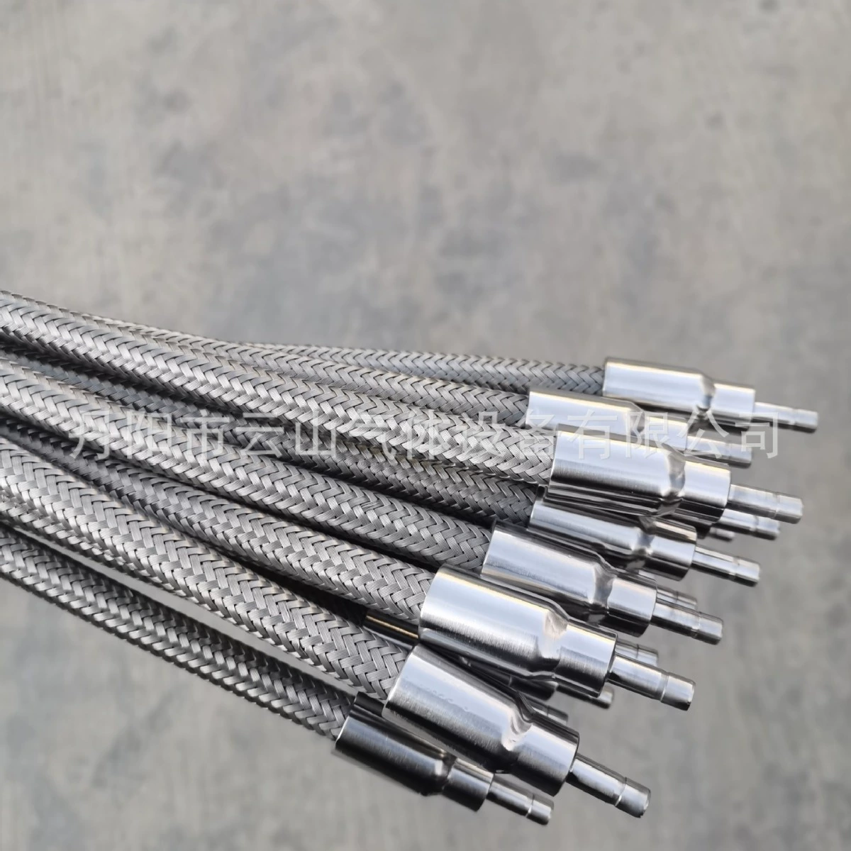 Гофрированная труба из нержавеющей стали 304, устойчивая к высоким температурам и давлению, металлический шланг из стальной проволоки для пара, шланг сверхвысокого давления