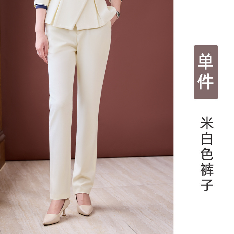 职业套装女长袖时尚气质女神范美容师酒店前台接待金店售楼部工装|undefined