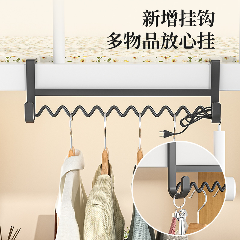 门后挂钩宿舍上铺挂衣服神器多功能波浪衣架挂架置物架床边挂衣钩|undefined