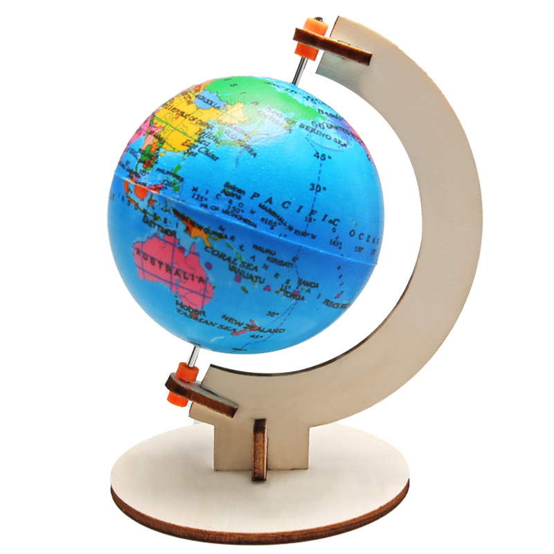 Modelo de globo Tecnología pequeña producción experimento de Ciencia para Niños juguetes de enseñanza jóvenes estudiantes hechos a mano paquete de material de bricolaje