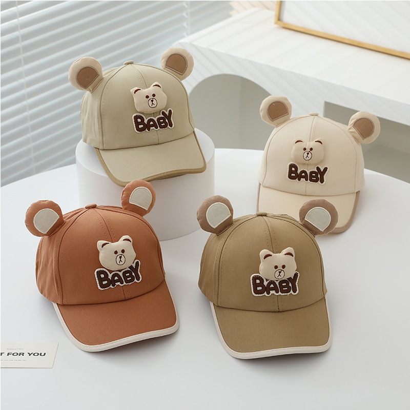 Sombrero infantil primavera y otoño delgado sombrero de pato para niños sombrero de verano sombrero de béisbol de niña encantadora