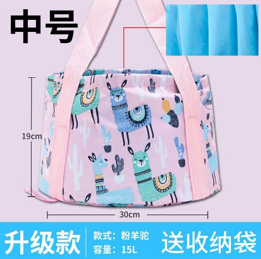 折叠水盆折叠脸盆旅行便携洗脸盆户外旅游用品泡脚洗衣盆赶海水桶|undefined