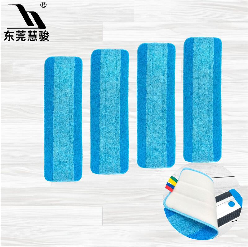 Cross-Border Exclusive Supply of Replacement Cloth for Flat Mops, Thickened Striped Fiber, Wear-Resistant, Replaceable, Reusable, Suitable for Both Home and Commercial Use