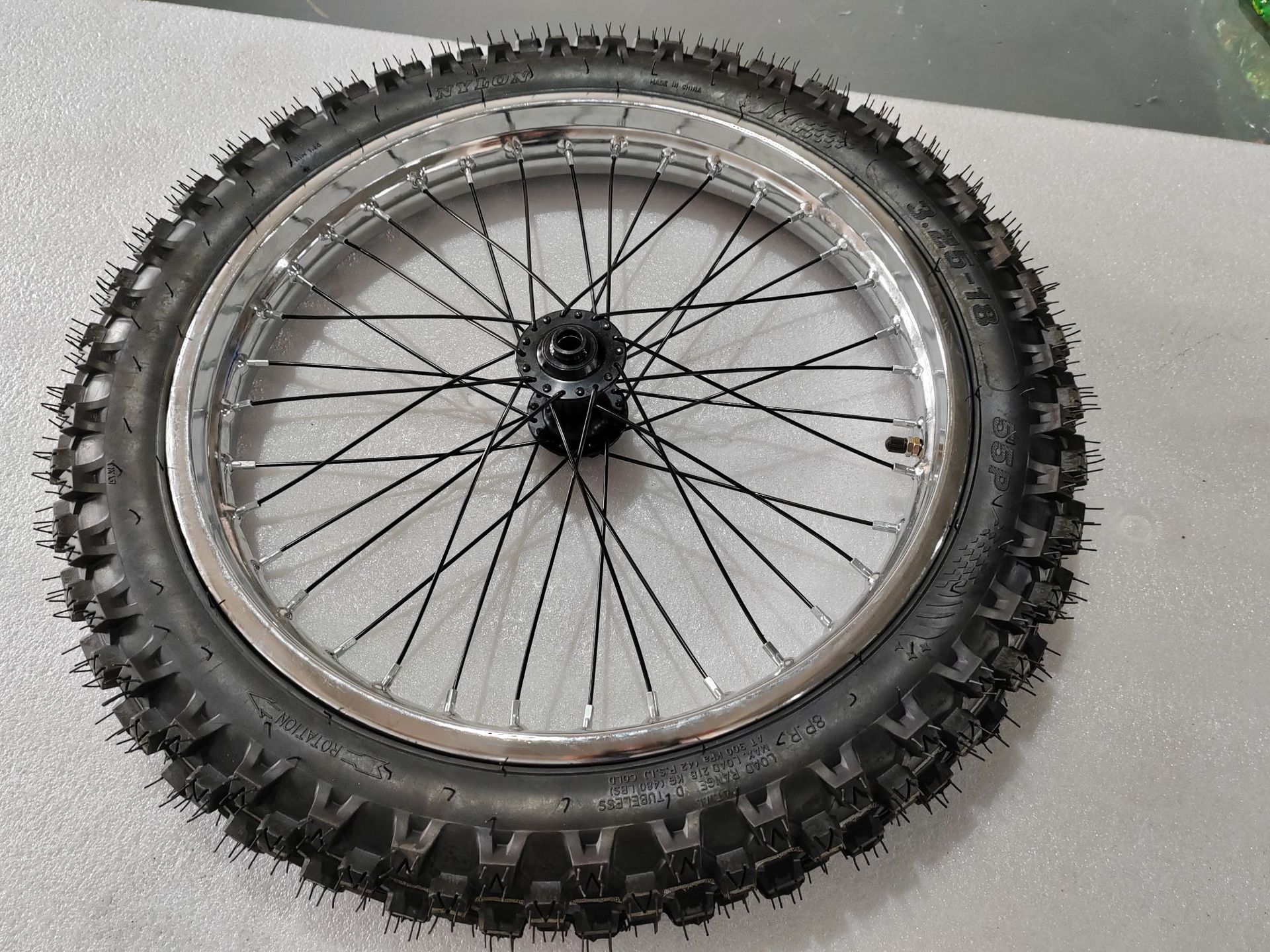 Motorcycle 21-inch front wheel off-road tire light bee dragon 19-inch front wheel set off-road electric vehicle high-power motor