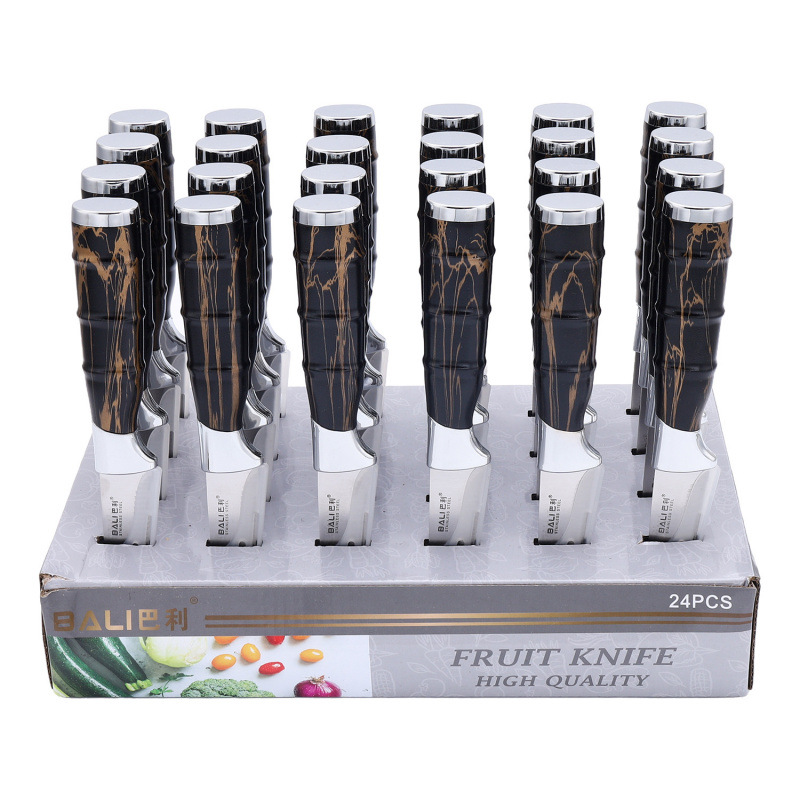 Caja de exhibición de cubierta doble plateada con mango de bambú negro (3 pulgadas)