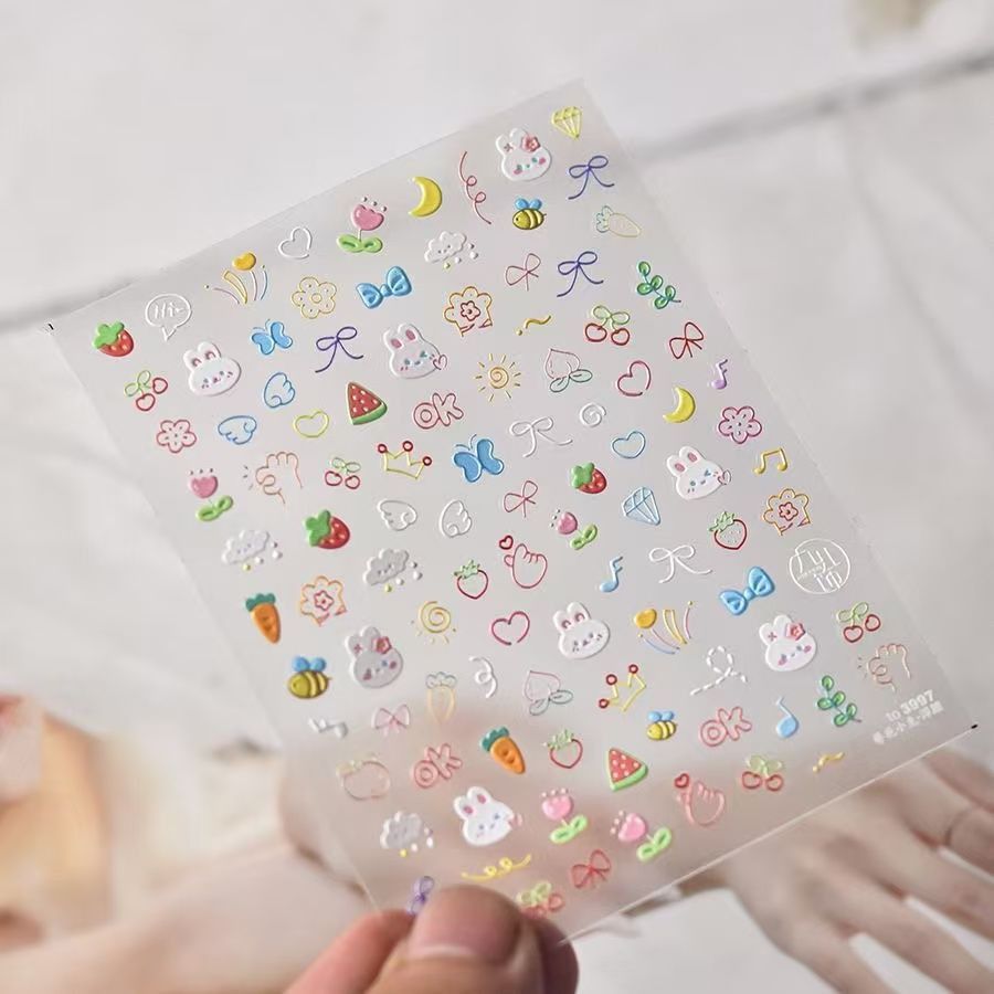Cartoon nail stickers