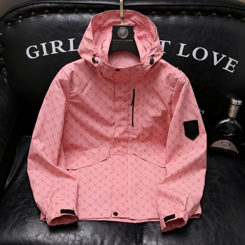 New Youth Men's Sports Spring And Autumn Casual Hooded Windbreaker Trendy Waterproof Outdoor Vintage Jacket_viptrois.com