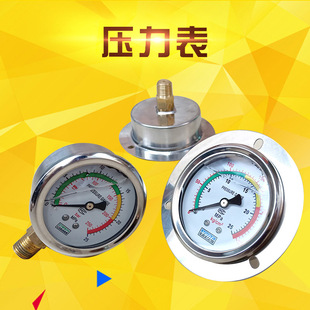 Injection molding machine pressure gauge oil tank shock resistant stainless steel oil pressure gauge hydraulic gauge 25 300 350MPa