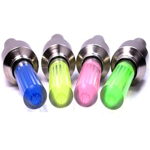 Bicycle Light Valve Light Inner Tube Mountain Bike Monochrome Valve Light Fluorescent Stick Gas Light Cycling Equipment Outdoor