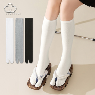 Two Toe Socks Children's Foot Socks Polyester Cotton Stockings Girls Thumb Toe Socks Girls Pig Shoes Sheep's Hoof Socks Two Fingers